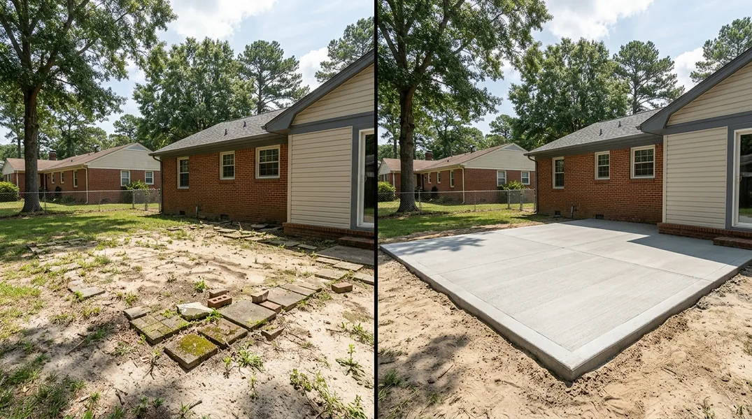 Result concrete in Virginia Beach - Virginia Beach Concrete