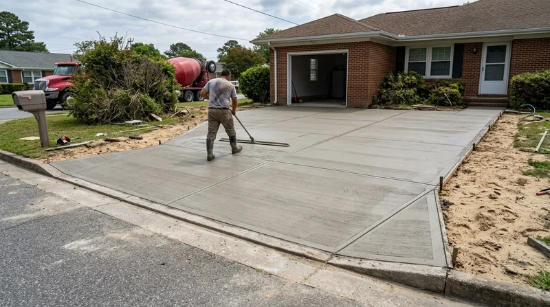 Concrete Driveways Virginia Beach