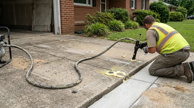 Concrete Leveling & Slab Lifting Virginia Beach